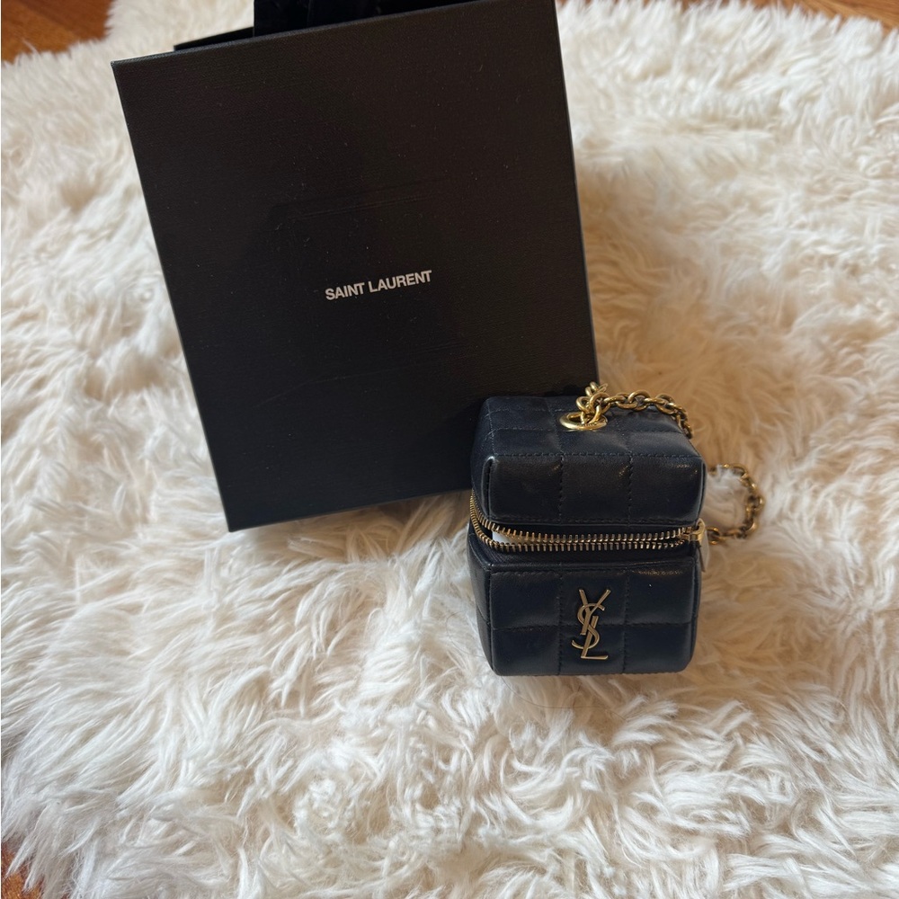 Saint Laurent Black Quilted Mini Bag